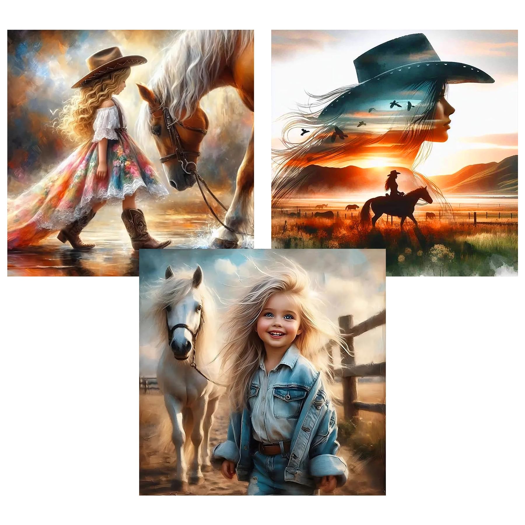 Axquilon 3 Pack Tarot Diamond Art Kits for Adults 12x16 inch