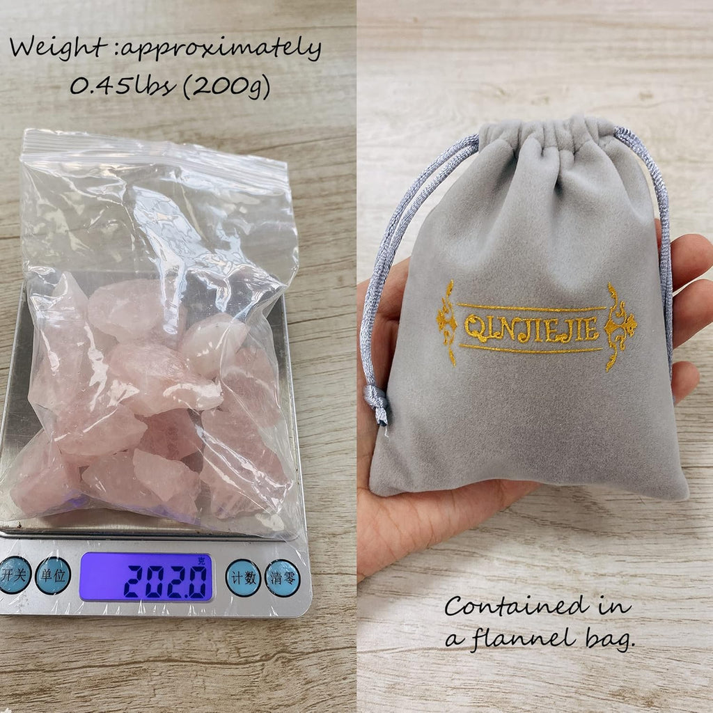 QINJIEJIE Grün Aventurin Rohsteine Premium Kristalle Edelsteine Grün Aventurin Stein Heilsteine Natursteine 100% Raw Kristall Steine (200g)