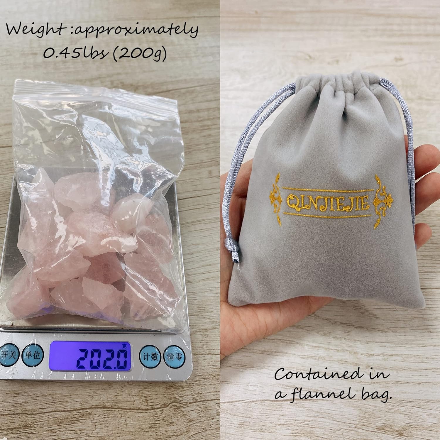QINJIEJIE Grün Aventurin Rohsteine Premium Kristalle Edelsteine Grün Aventurin Stein Heilsteine Natursteine 100% Raw Kristall Steine (200g)