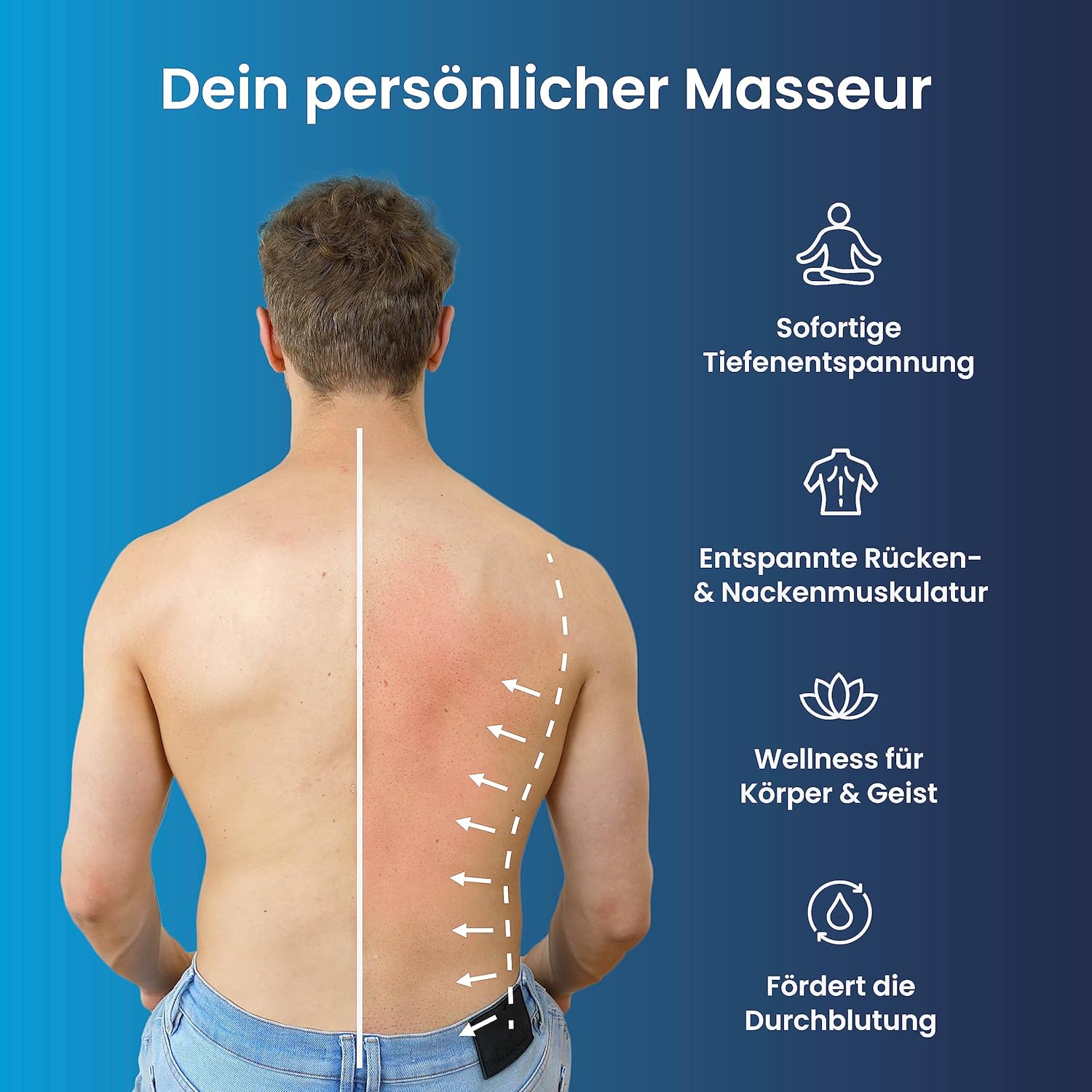 Ergotopia Akupressurmatte zur wohltuenden Entspannung/Massagematte für ruhige Momente und bessere Durchblutung/Inklusive Akupressurkissen