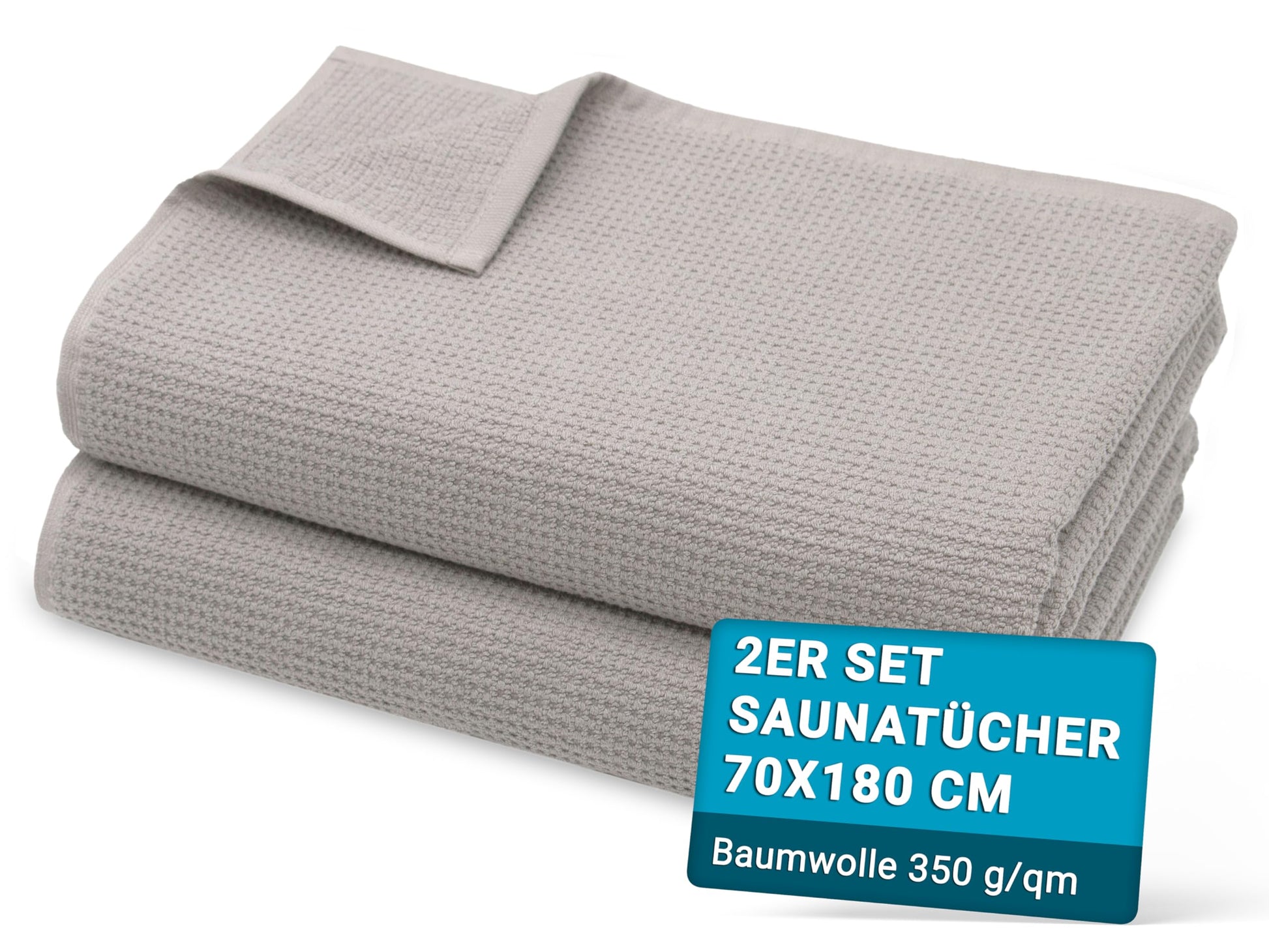 ZOLLNER Set of 10 Flannels in 30 x 30 cm – Durable Hand Towels in Beige – with Practical Hanger – Timeless Waffle Pattern – Washable up to 95 °C – Cotton – Hotel Quality