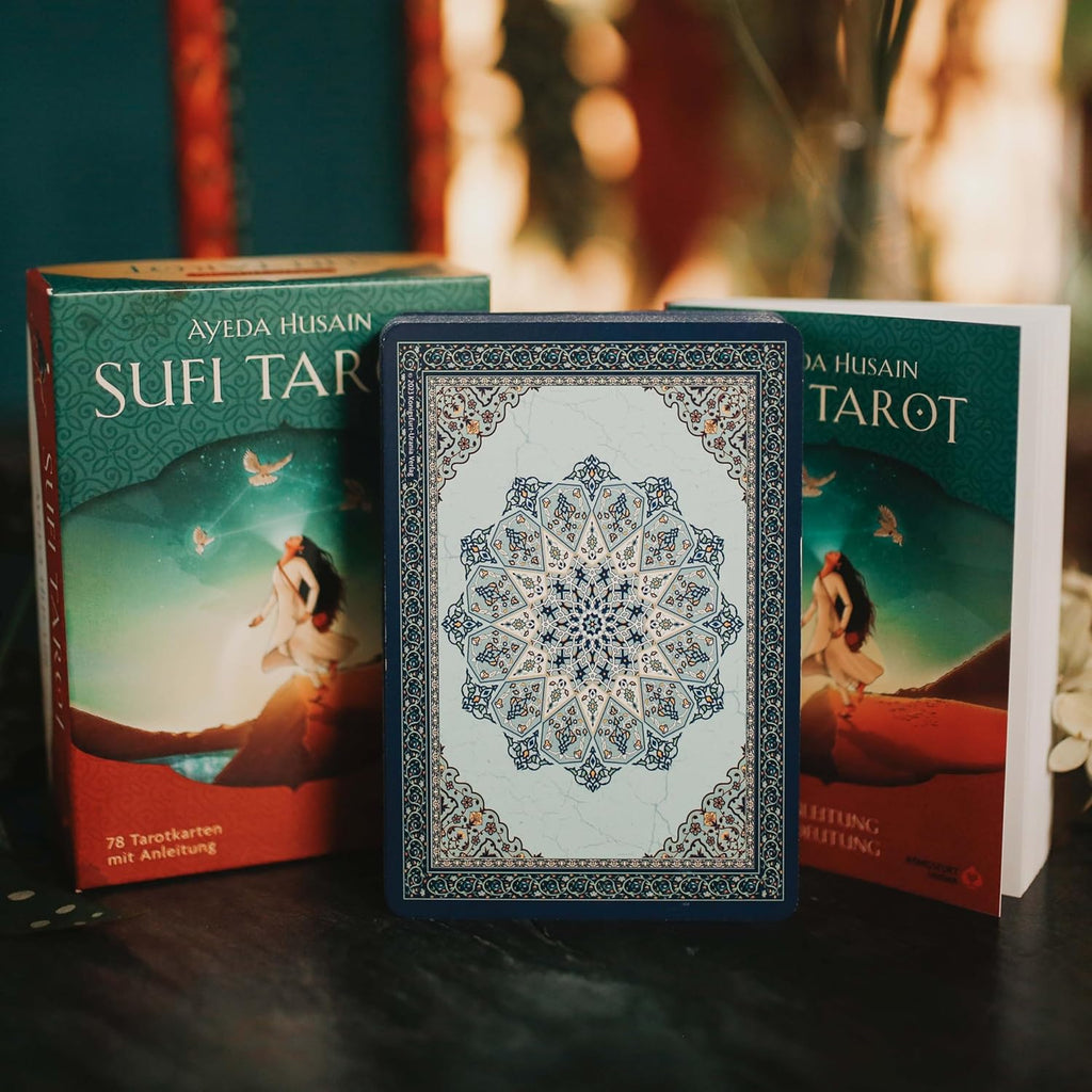 Sufi-Tarot - Der Weg des Herzens: 78 Tarotkarten mit Anleitung (Östliche Weisheit trifft westliches Tarot, Tarotdeck mit ausführlichem Booklet, Deutsch)