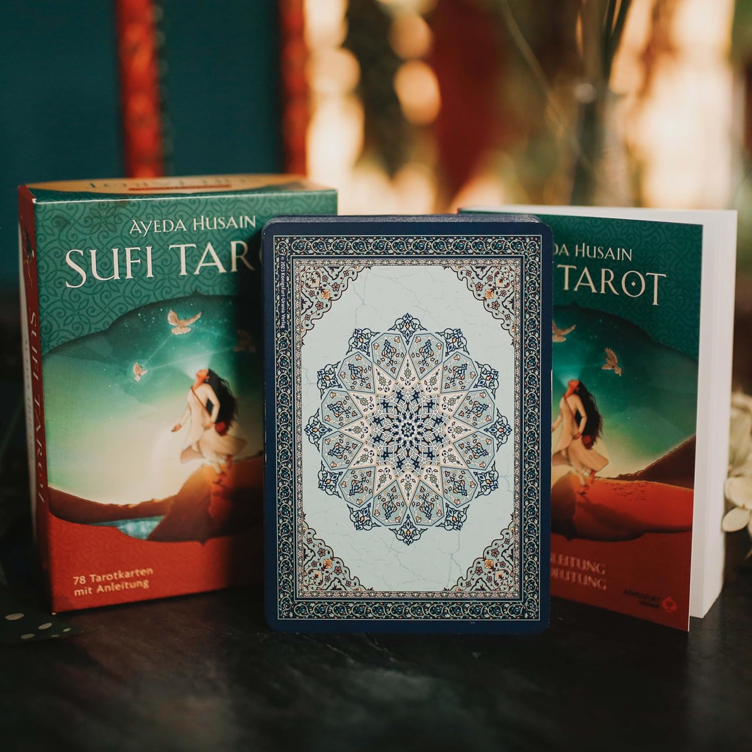 Sufi-Tarot - Der Weg des Herzens: 78 Tarotkarten mit Anleitung (Östliche Weisheit trifft westliches Tarot, Tarotdeck mit ausführlichem Booklet, Deutsch)