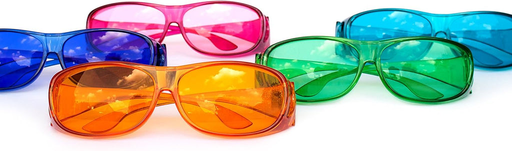 Colour Therapy Glasses Set of 12 Colour Therapy Glasses