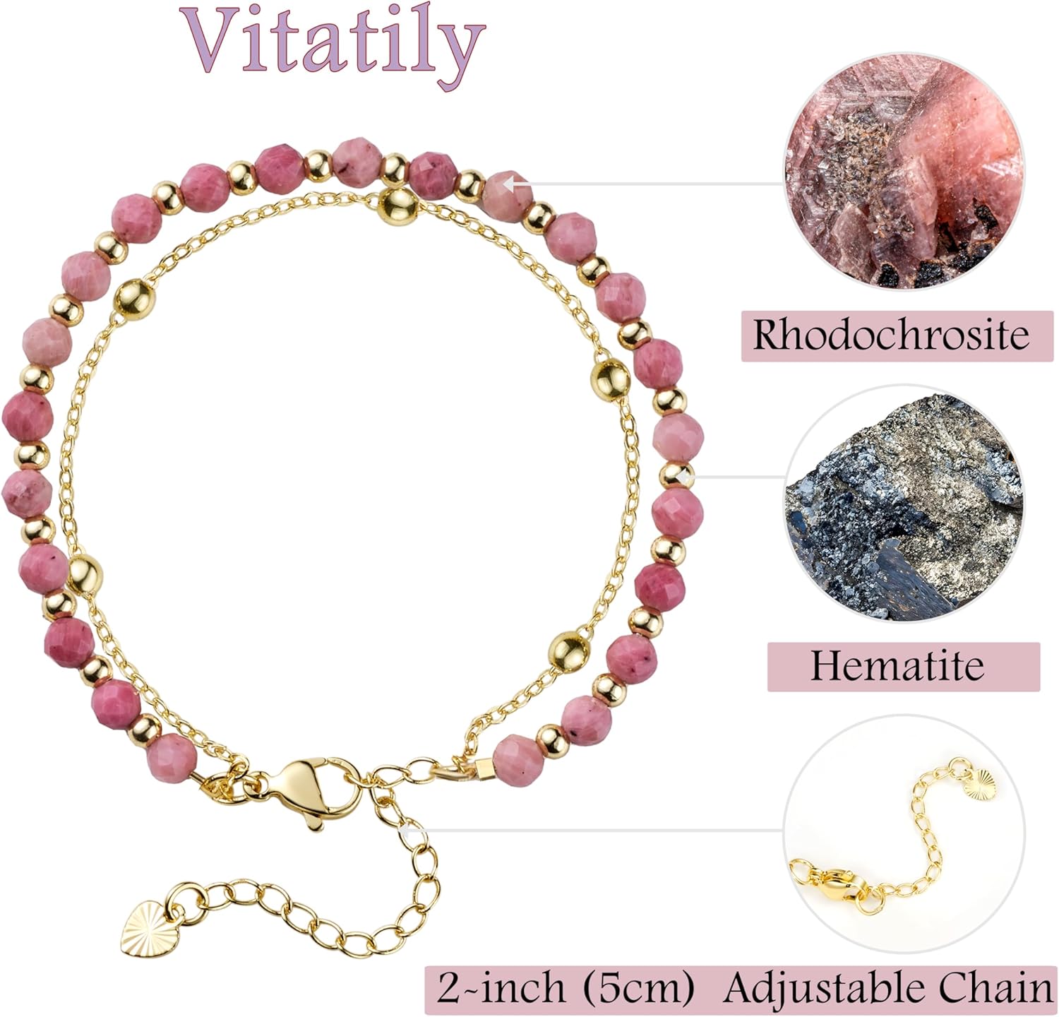 Farfume Edelstein Perlen Armband für Frauen, 4mm Kristall Silber 925 Naturstein Schmuck Elastisch Armbänder Damen, Chakra Spirituelle Charms Armbänder Valentinstag Geschenke