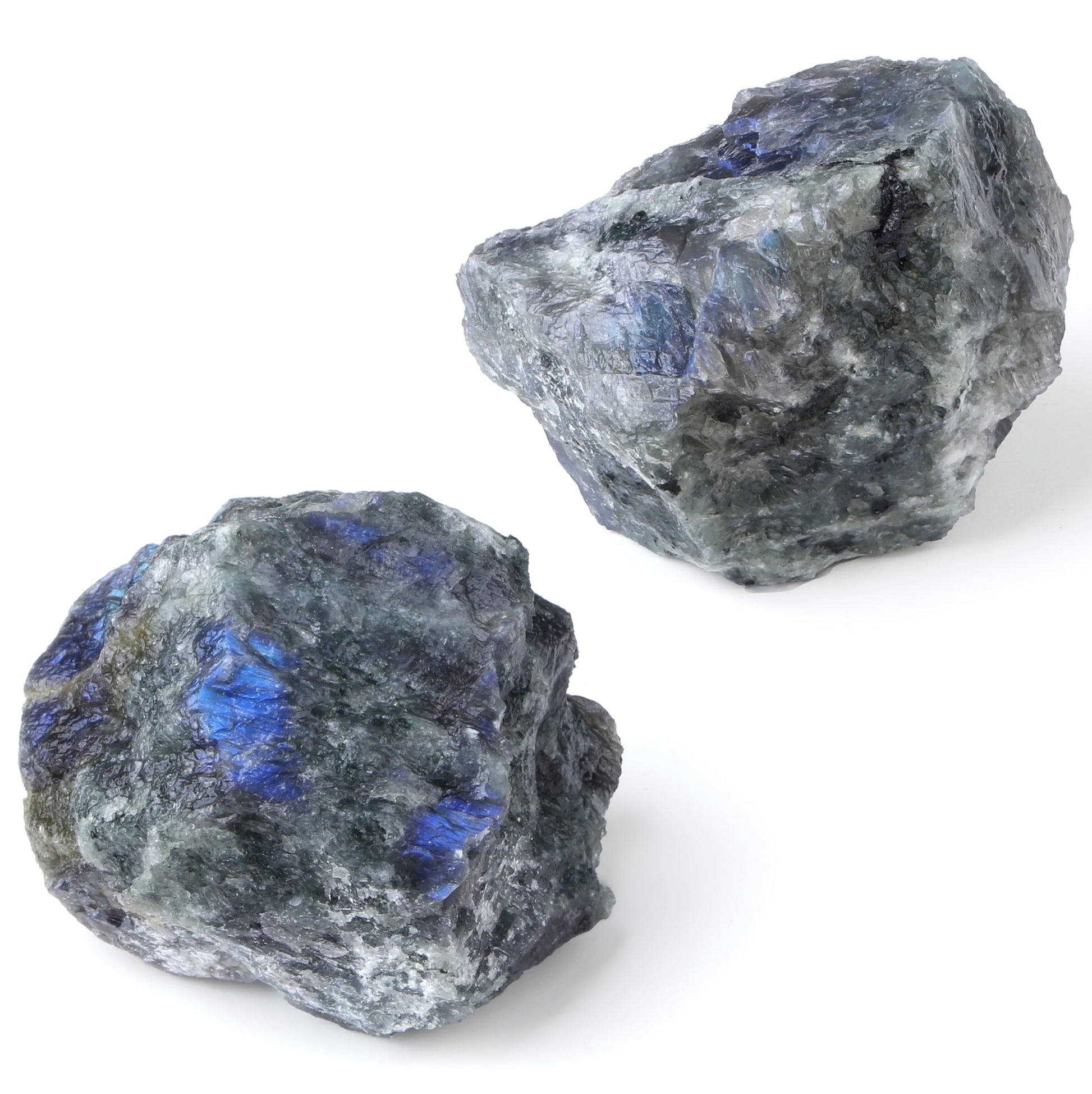 2 Pieces African Bloodstone Large Crystals Rough Stone Set Crystal Spiritual Stones Premium Water Stones Esoteric Gifts 4.5-5.5cm