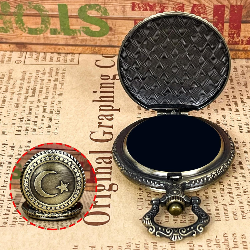 Natürlicher schwarzer Obsidian Spiegel, Obsidian Taschenspiegel, Obsidian Feng Shui Spiegel, Wahrsagungswerkzeuge, Dekorativ für Meditation (F)