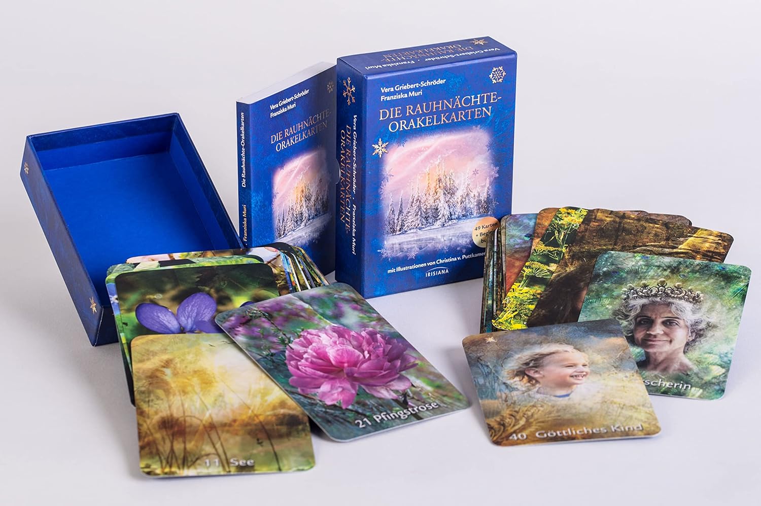 Die Rauhnächte-Orakelkarten: 49 Karten und Begleitbuch - Unterstützung, Orientierung und Inspiration durch Krafttiere, Pflanzenhelfer, Kraftorte und geistige Helfer