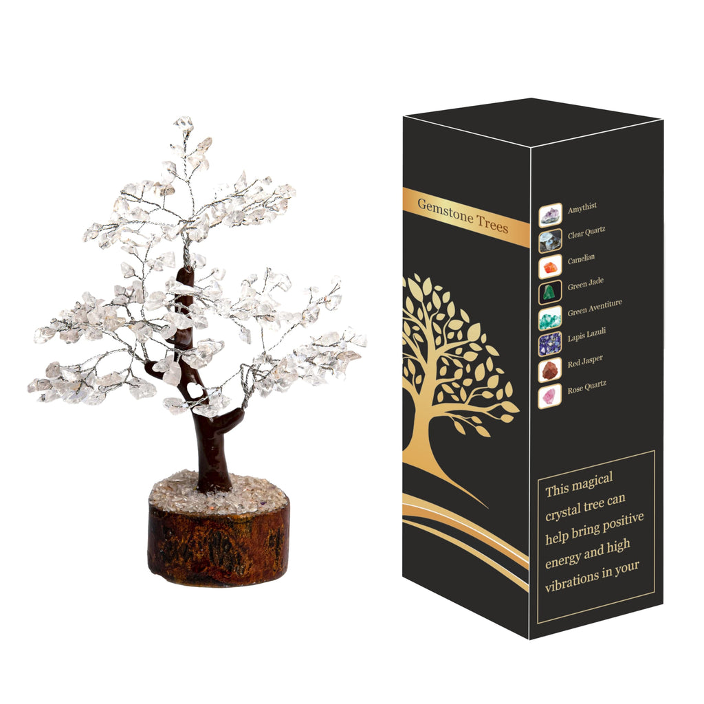 Wonder Care GrünerJadekristallbaum als Heimdekoration Kristalle und Heilsteine Weltraumkristall-Dekorationsbaum Kristallgeschenke Edelsteinbaum Weihnachtsbaum Erntedankgeschenk für Freunde und Familie