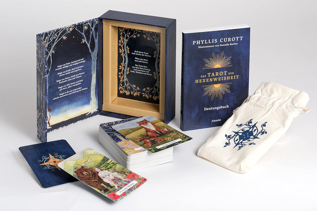 Das Tarot der Hexenweisheit: 78 Tarotkarten & Deutungsbuch mit 176 Seiten