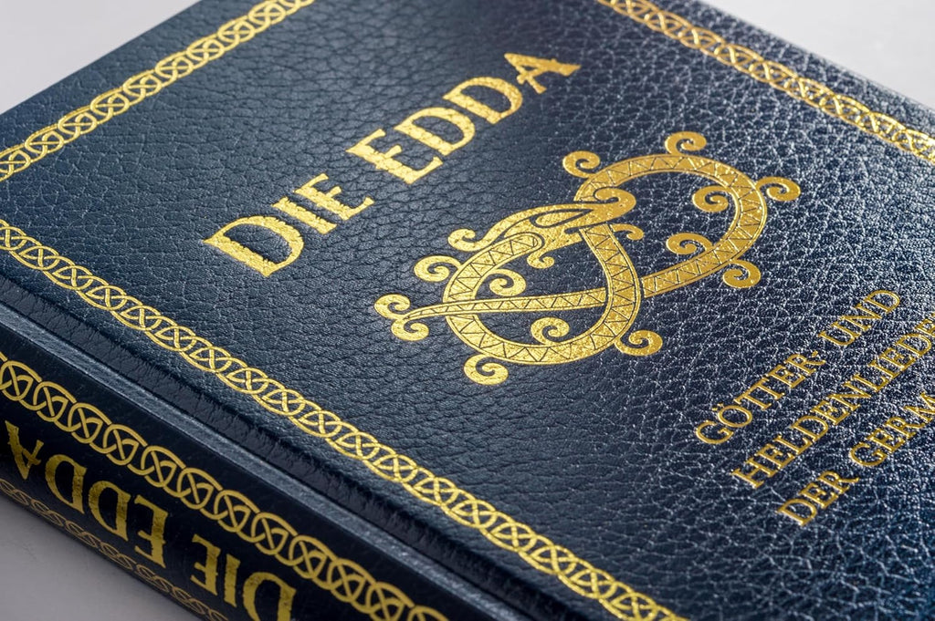 Die Edda - Götter- und Heldenlieder der Germanen: Die wichtigste Quelle altnordischer Mythologie. Gebunden in Cabra-Leder mit Goldprägung (Cabra-Leder-Reihe, Band 33)
