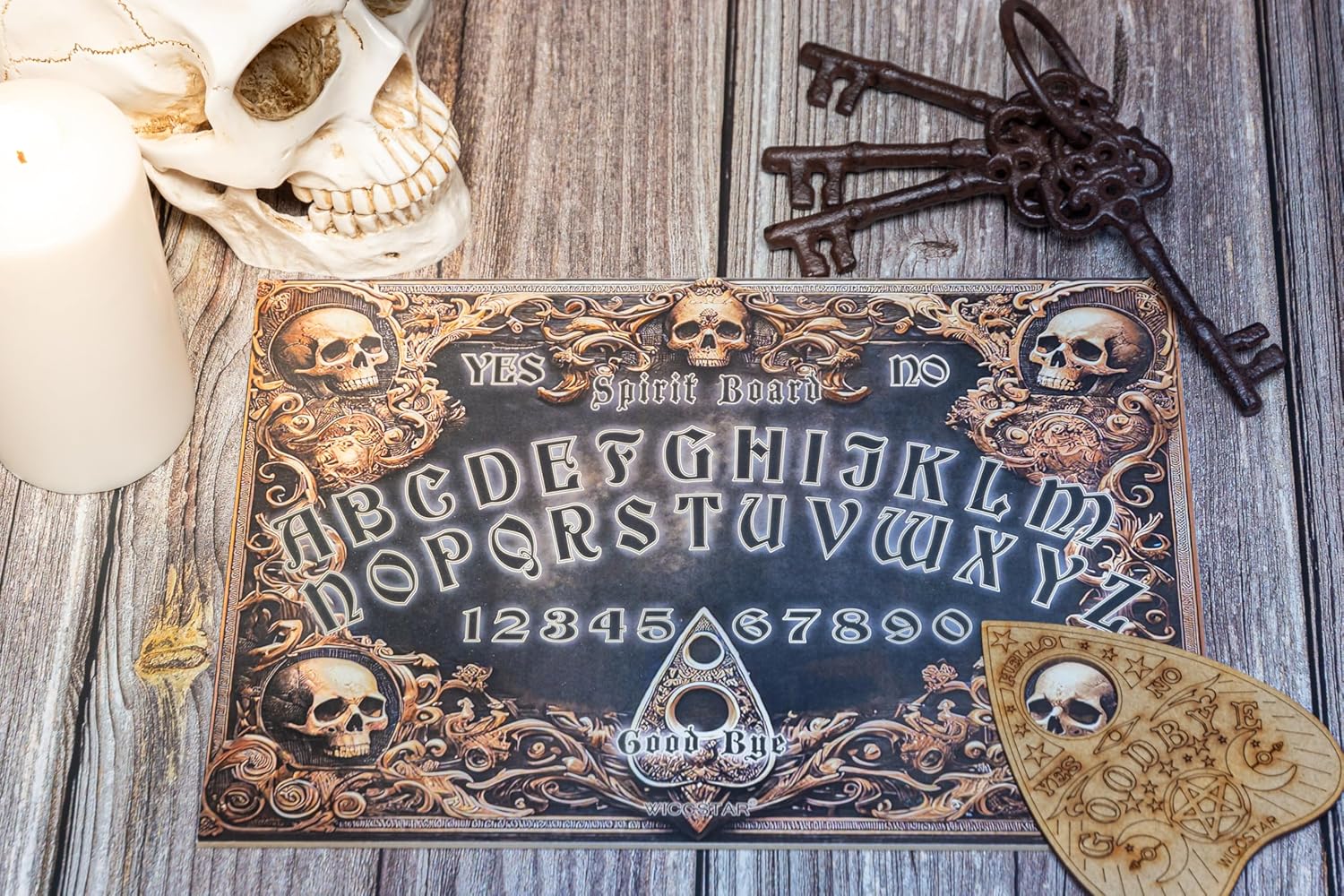Ouija Board Brett mit detaillierten Anweisungen