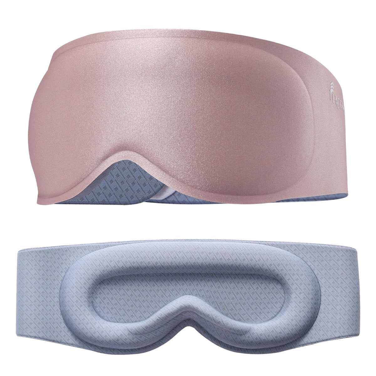 3D Blackout Weighted Eye Mask for Sleep, Airplane Travel Essential | Long flights, road trips, gentle weighted comfort, deep cups, lash-friendly, adjustable strap, daytime naps for men & women