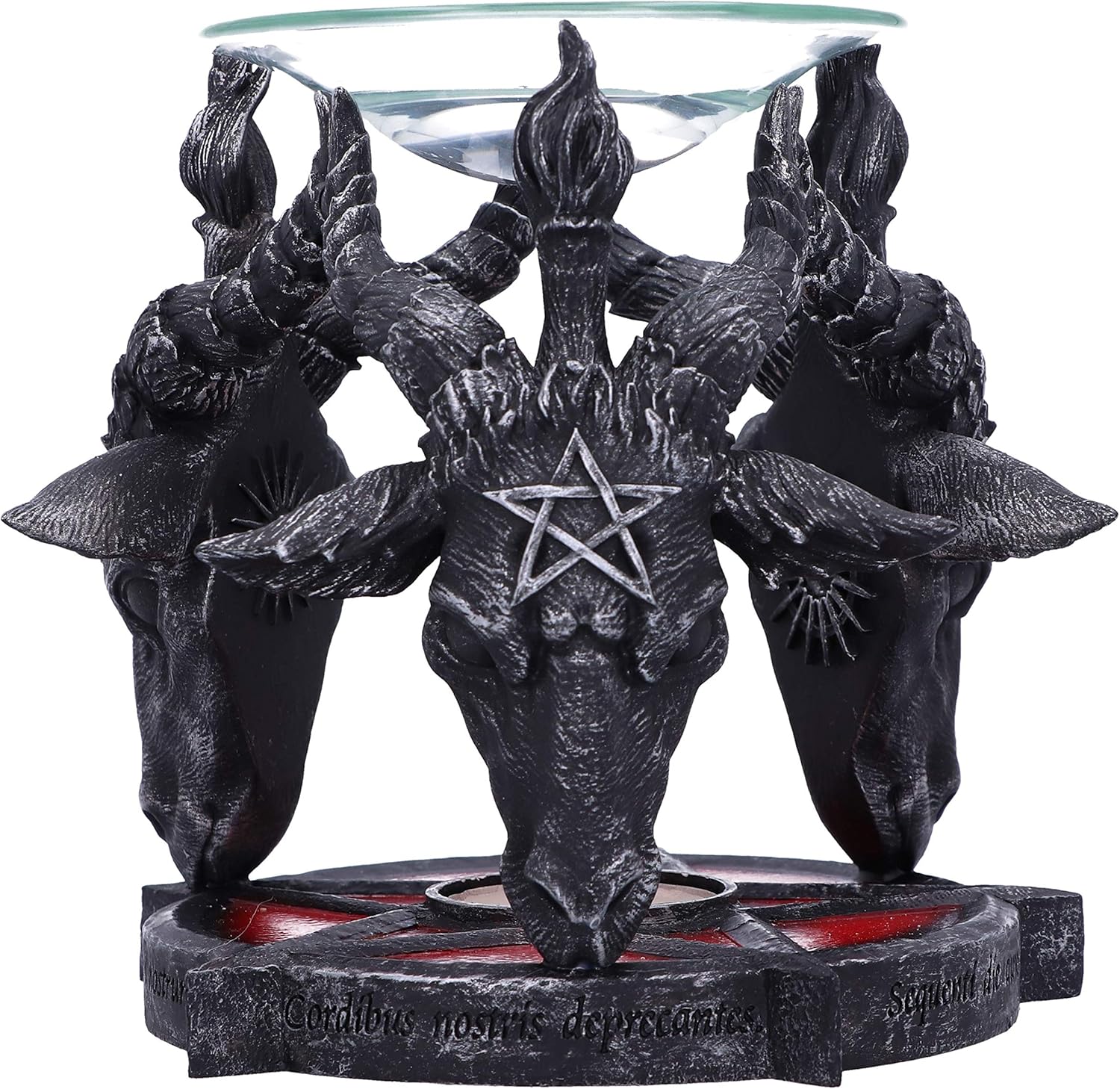 Nemesis Now B5189R0 Occult Baphomet Head Oil Burner Black 13.5cm