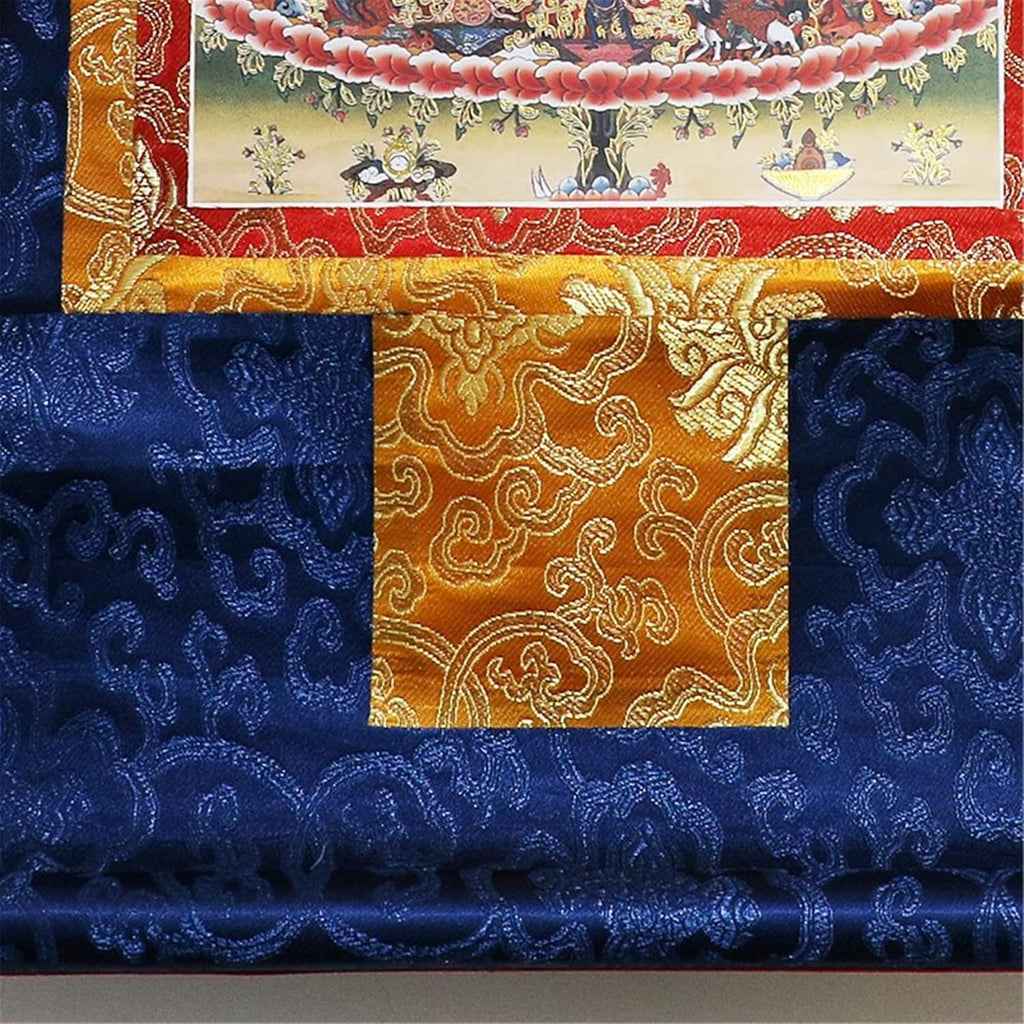 Gandhanra Thangka Tibetische Wandbehang,Naro Khechara Vajrayogini Thangka,Heißgeprägter Buddha Wandteppich für Zen Wohnkultur, Meditation, Spirituelle Entspannung und Ruhe