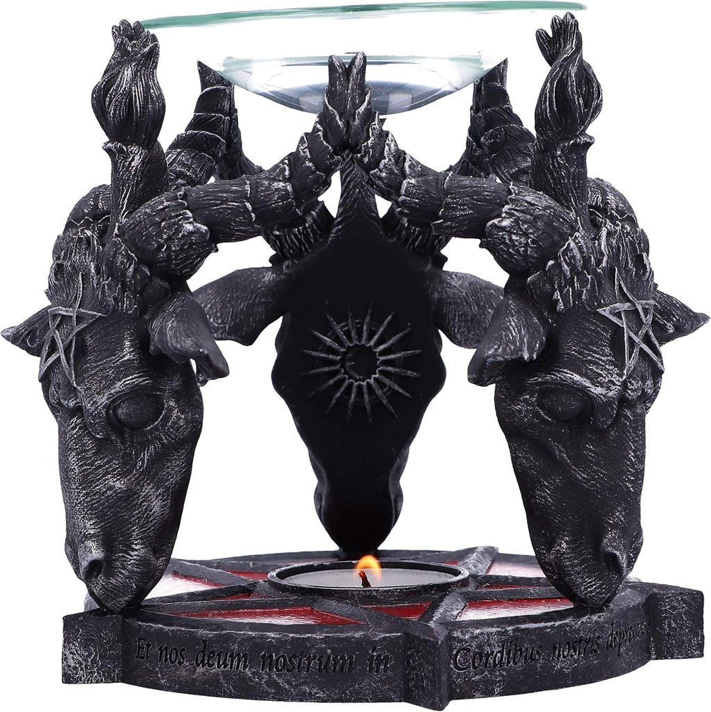 Nemesis Now B5189R0 Occult Baphomet Head Oil Burner Black 13.5cm