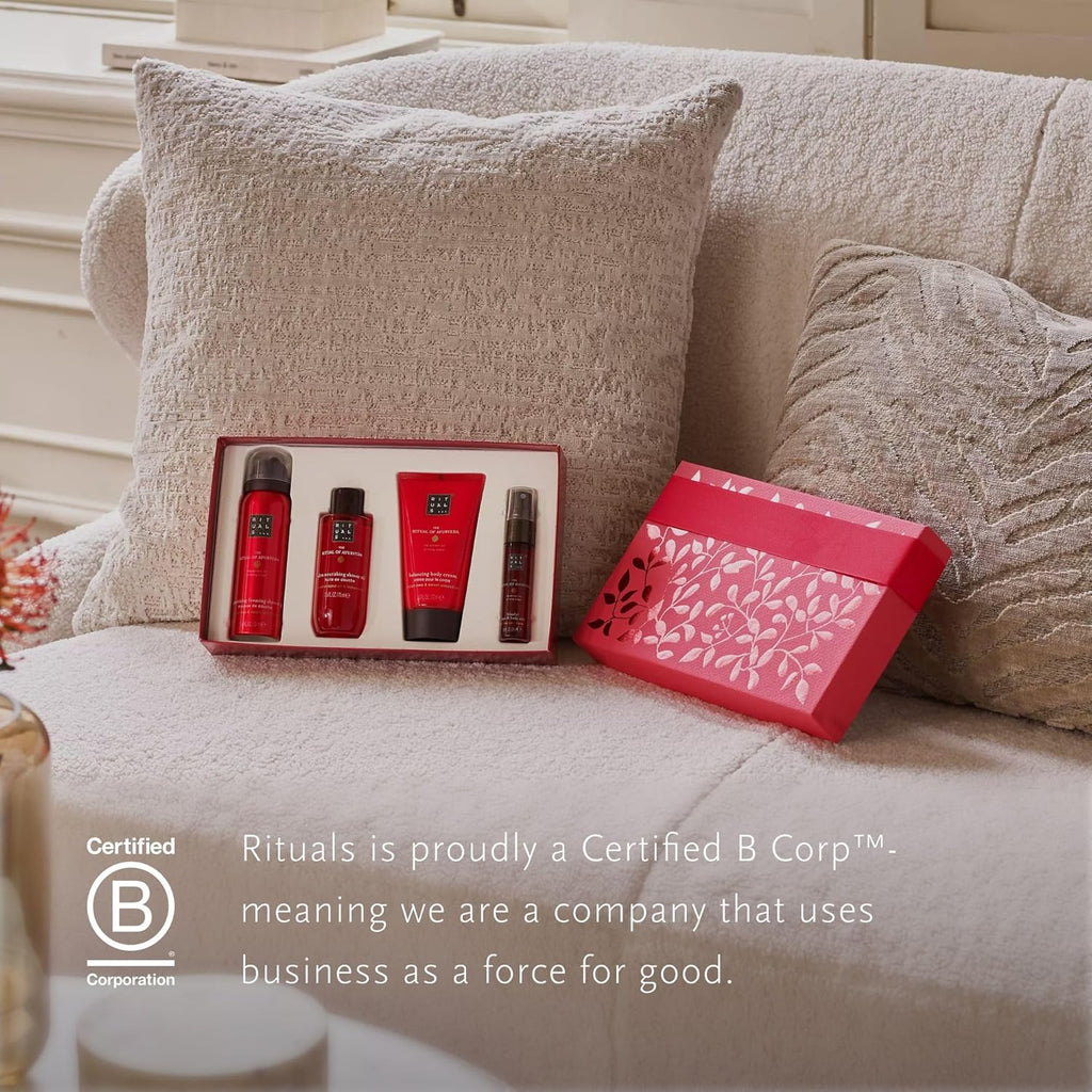 RITUALS The Ritual of Ayurveda Gift Set, Small, Gift Box with Personal Care Products with Indian Rose and Sweet Almond Oil, Balancing Fragrance
