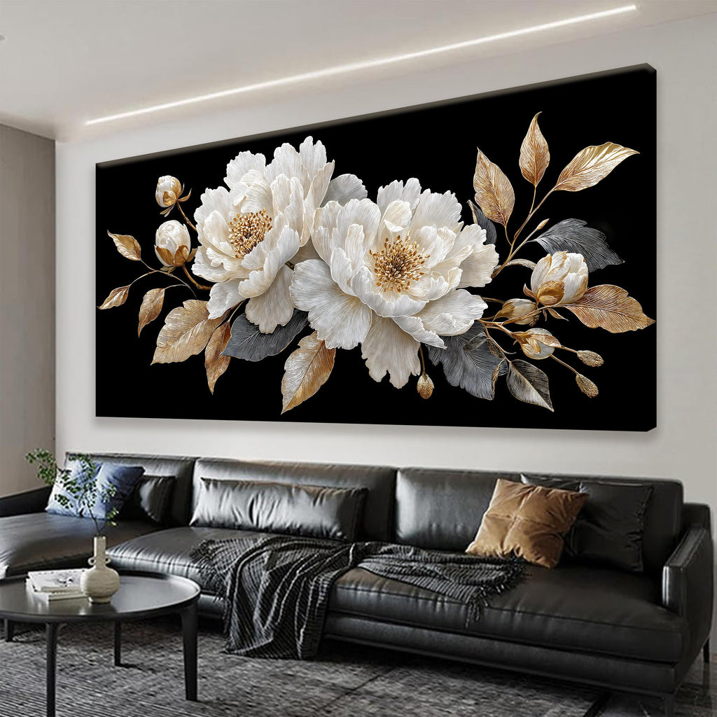 Golden Tree Of Life Wall Art Decor Modern Art Wall Decor Ready To Hang Artwork Canvas Wall Art For Bedroom Living Room Bathroom Office Kitchen Canvas Prints 20x40 Inch