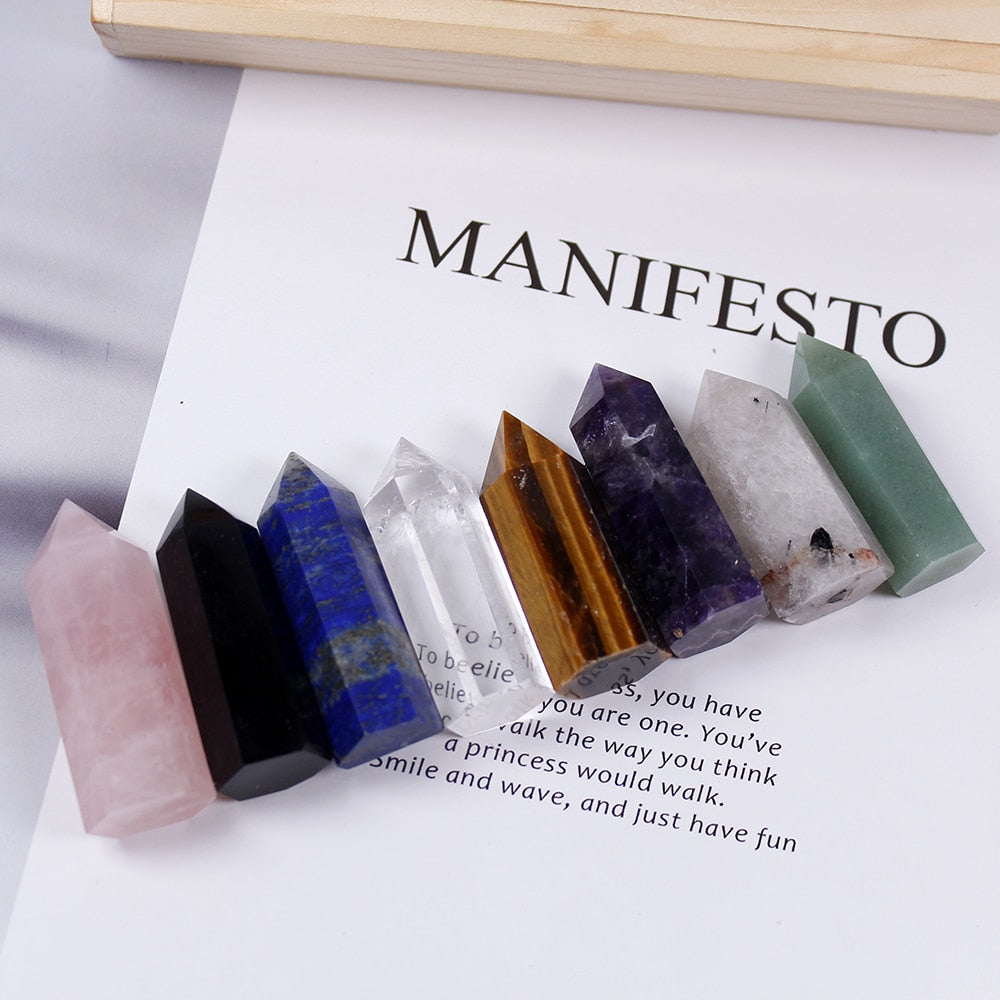 Natural Carved Pyramid Shaped Crystal