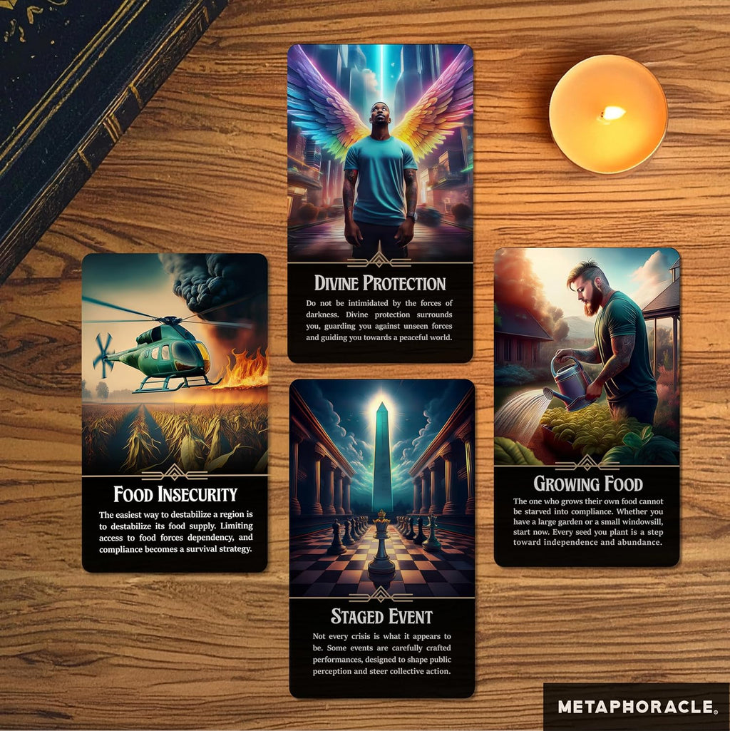 The Illuminati Oracle: A Tool for Discerning Truth in Conspiracy by A.J. Blackwood - 70 Card Divination Game to Decode Current Events, Expose Hidden Agendas & Manifest Higher Timelines