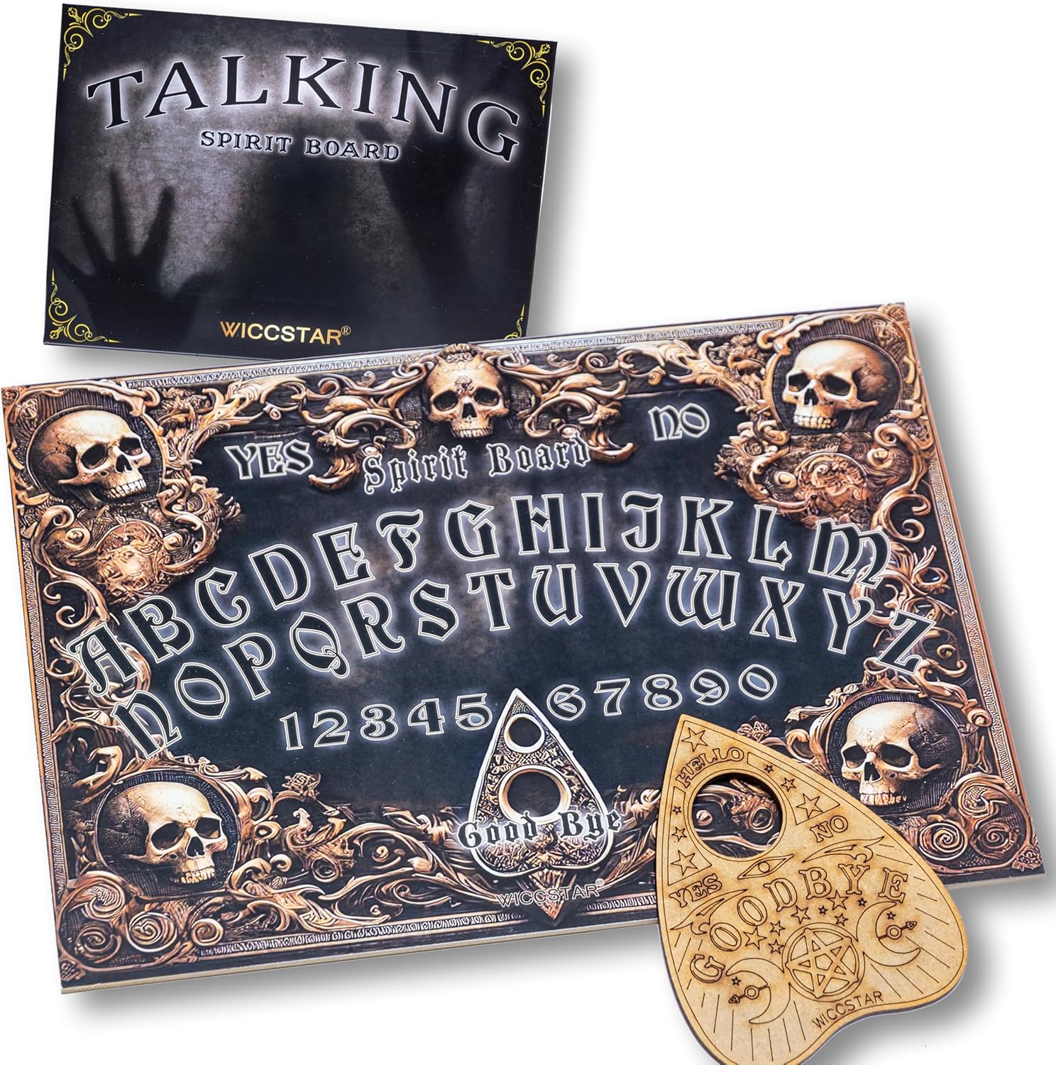 Ouija Board Brett mit detaillierten Anweisungen