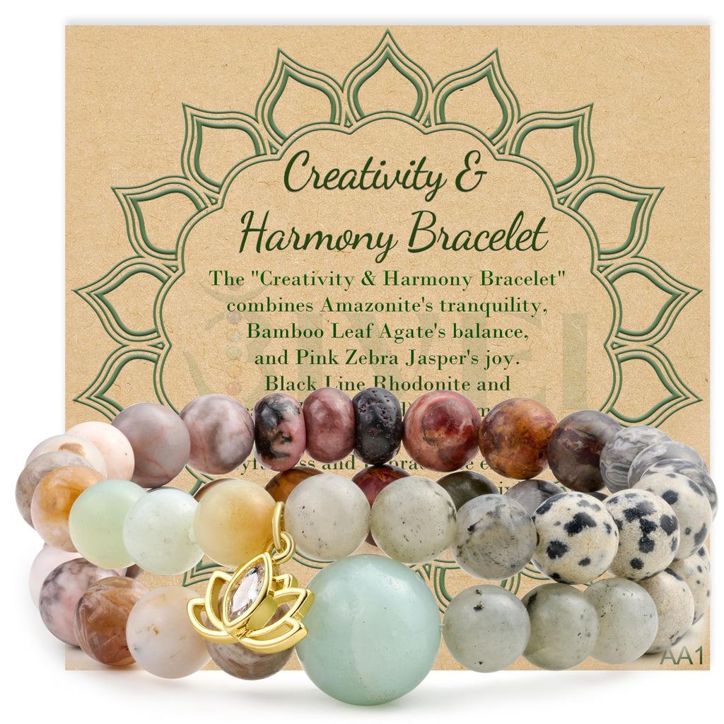 Bivei Naturstein Chakra Armband - Echte Edelsteine, Damen Kristall Armband mit Lebensbaum-Anhänger, Yoga Energie Armband für Damen, 7 Chakren Heilstein-Armband, Valentinstagsgeschenk für sie/ihn