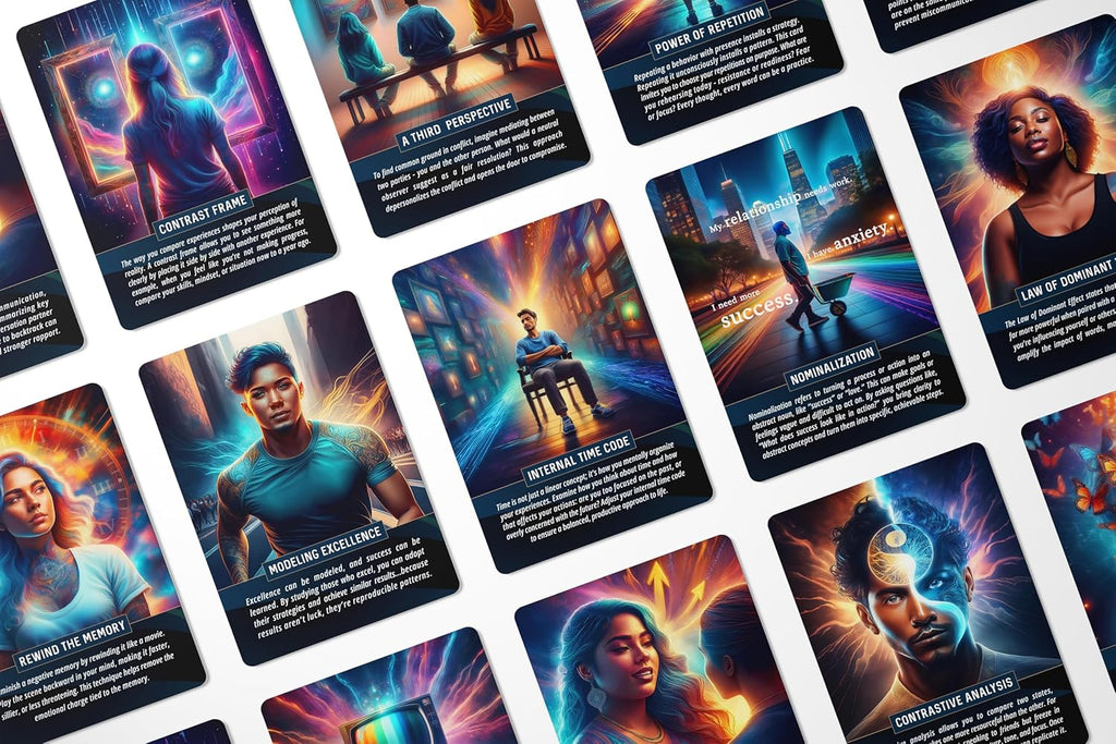 The NLP Oracle: Neurolinguistic Programming Cards for Mastering Your Reality - Deck of 70 Oracle Cards by River Aether - The Essential NLP Toolbox for Beginners to Experienced NLP Practitioners