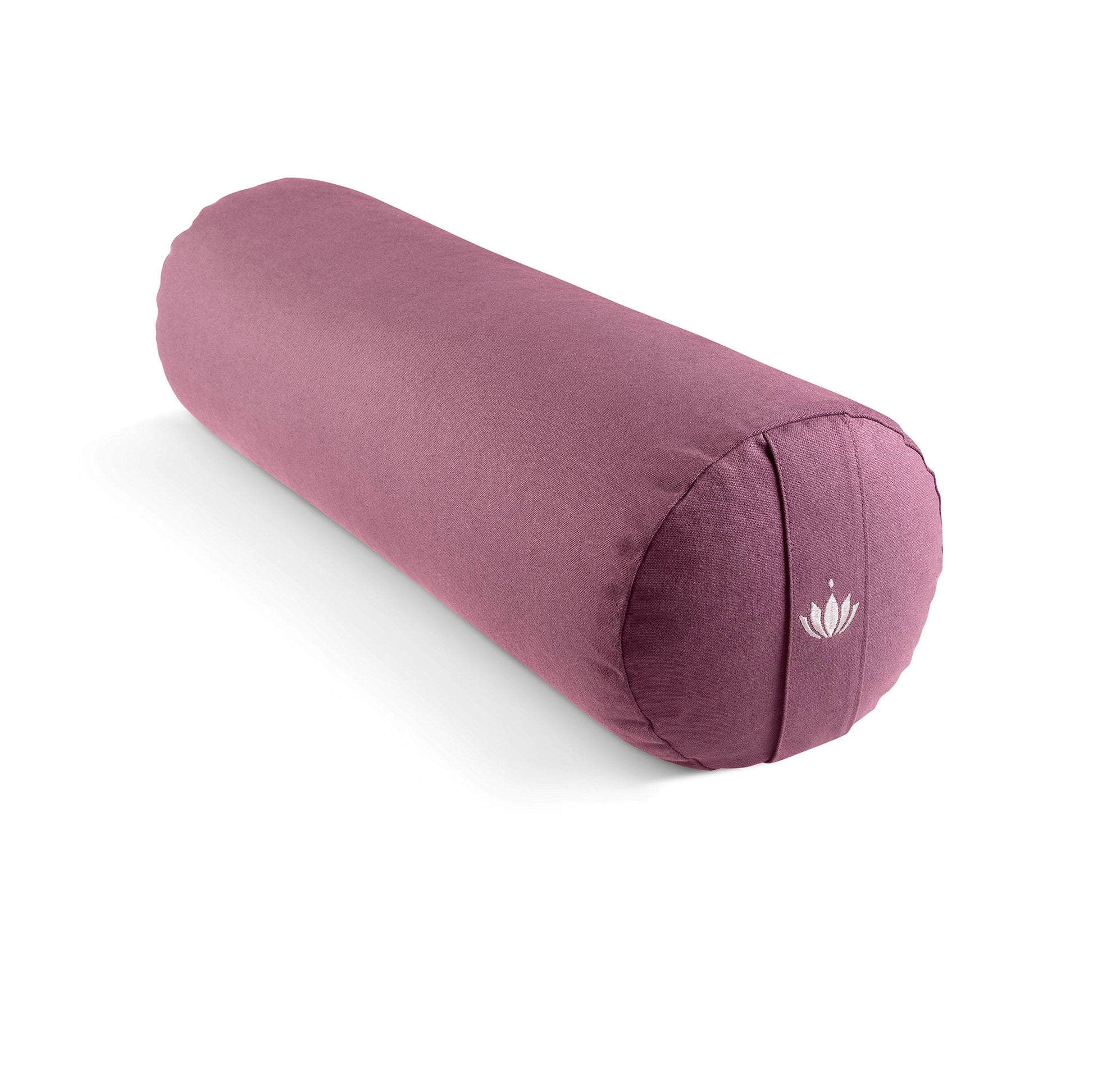 Lotuscrafts, Yoga Roll for Yin Yoga, Diameter 24 cm, with Spelt Filling, Washable Cotton Cover, Yoga Bolster Roll for Restorative Yoga, GOTS Certified