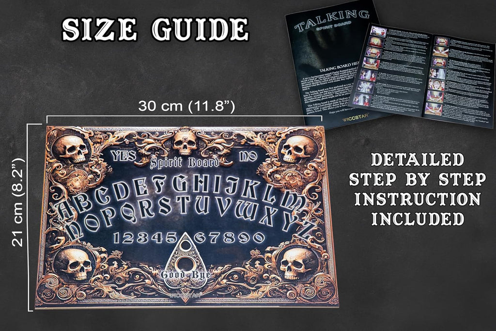 Ouija Board Brett mit detaillierten Anweisungen