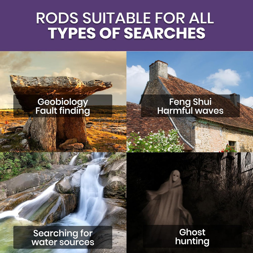 VIBRATIS Wünschelrute aus Messing und Kupfer – Hochwertige Wünschelrute für Energiearbeit und Radiästhesie