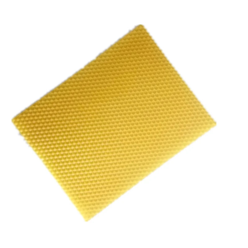 12pcs 15cm*20cm*0.3cm Natural Candle Material, Handmade DIY Honey Candle for Children, Craft Wax, Honeycomb Color Beeswax