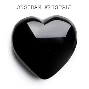Obsidan Kristall Duftkerze - Amber and Myrrhe