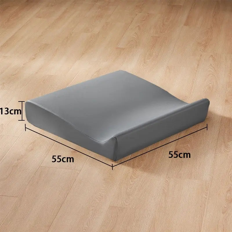 Dark Gray Ergonomic Meditation Cushion Non-Slip Breathable Yoga Seat Pillow for Home Office Practice Adults