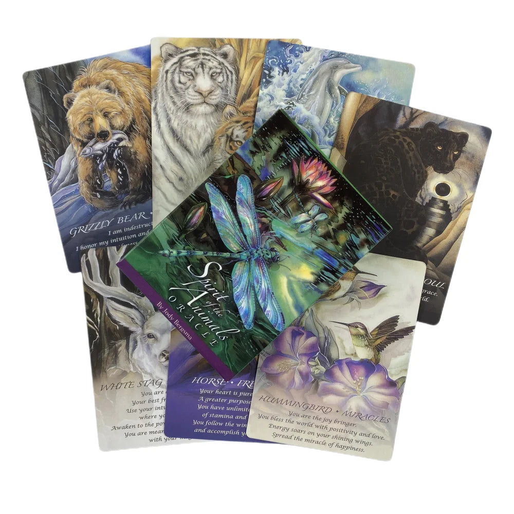 Tarot Cards Spirits Of The Animals Oracle Cards Games Set Party Entertainment Board Games