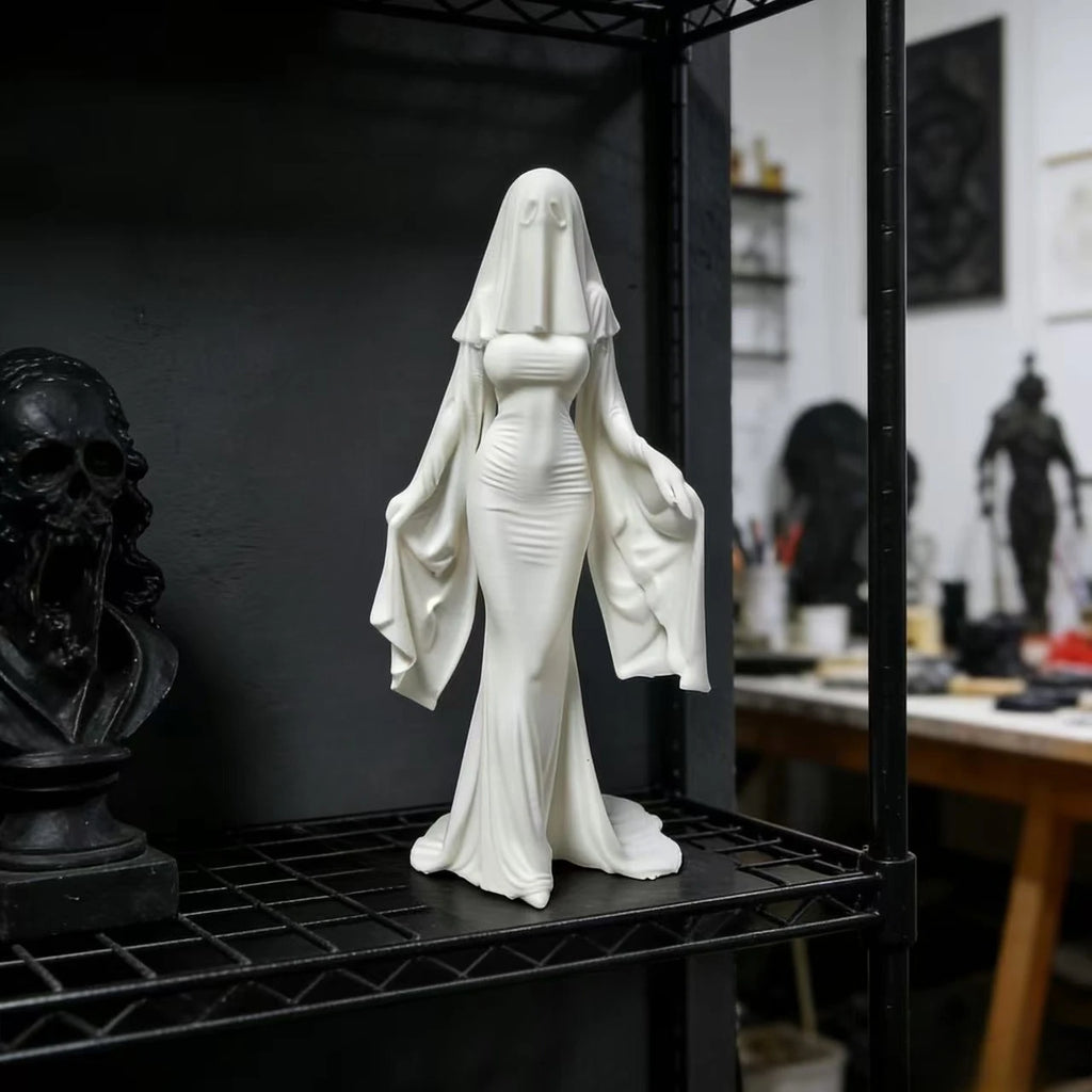 10cm/4Inch Character Figurine, Spiritual Banner Design, 3D Printed Collectible Ornament, Desktop Decorations