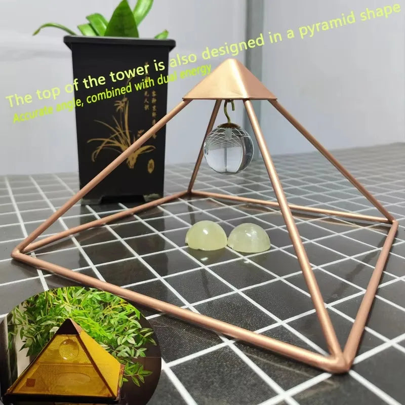 Meditation Sleep Zen Pyramid Stand Tent Manufacturer Copper Pyramid, Triangular Pyramid, Giza Pyramid Energy Receiver,