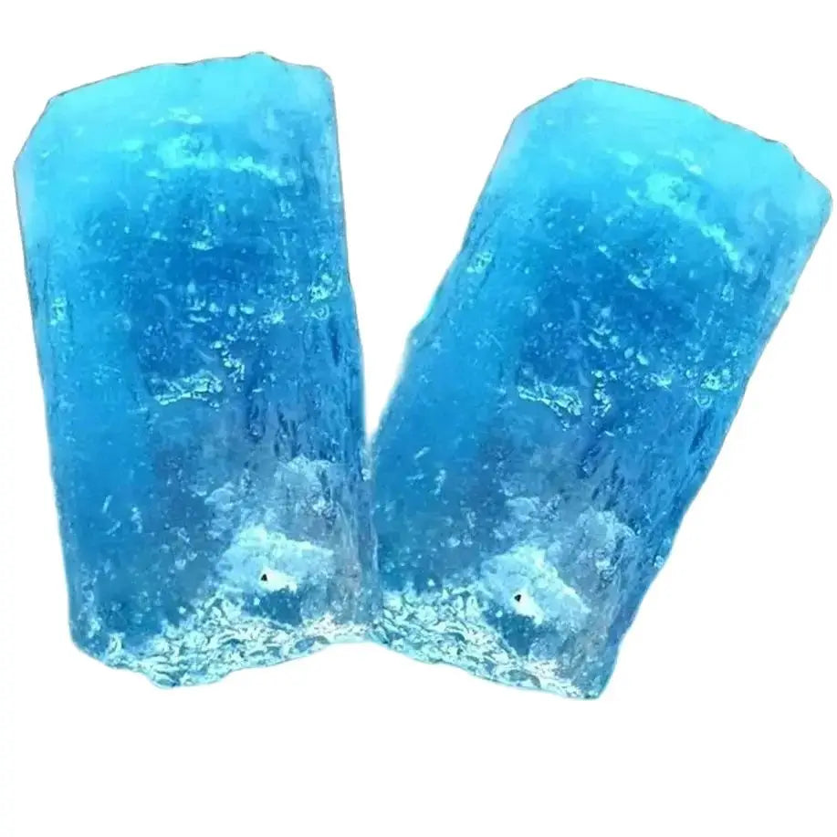 Natural Crystal Aquamarine Raw Stone Quartz Rock Collectible Mineral Specimen Healing Rough Gemstone Home Room Decoration