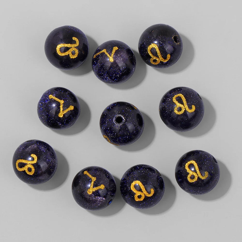 12 Zodiac Mooonstone Charms