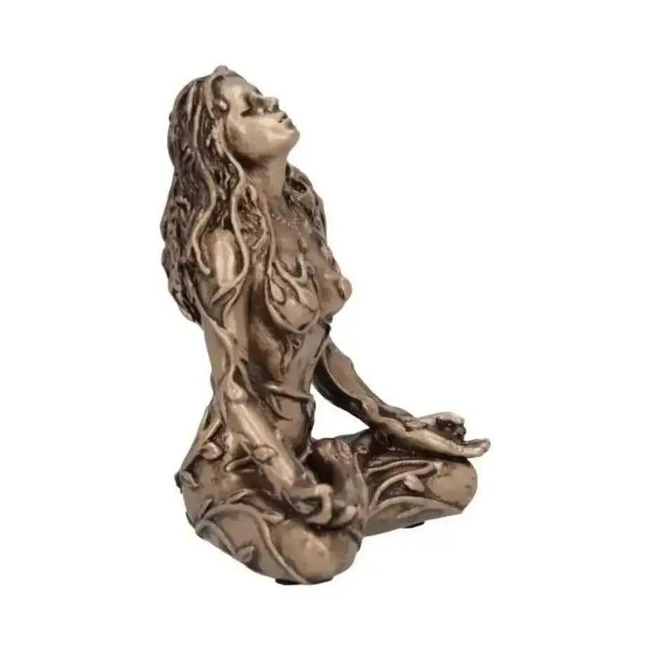 1 Pcs Mother Earth Statue Mini Gaia Fairy Decorative Buddha Statue Decor Figurines Goddess Healing Chakra Meditation Home Decor