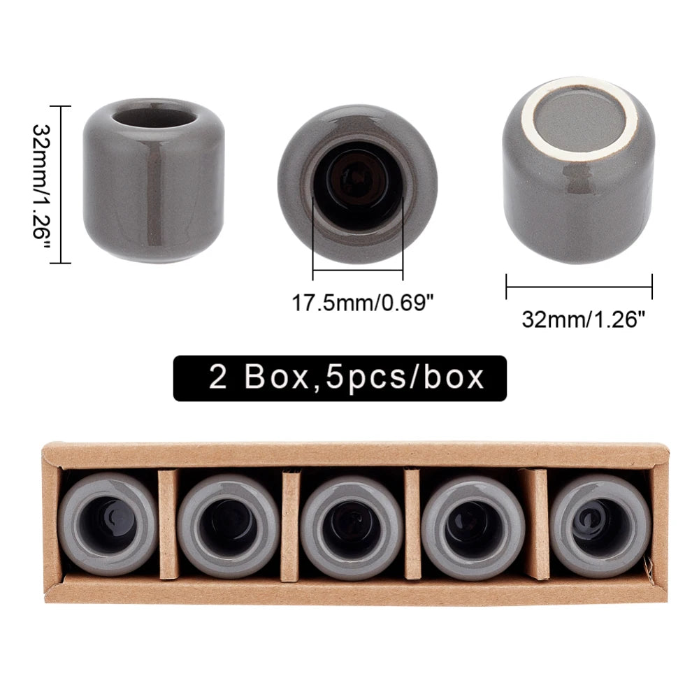10 Pieces Ceramic Candle Holder