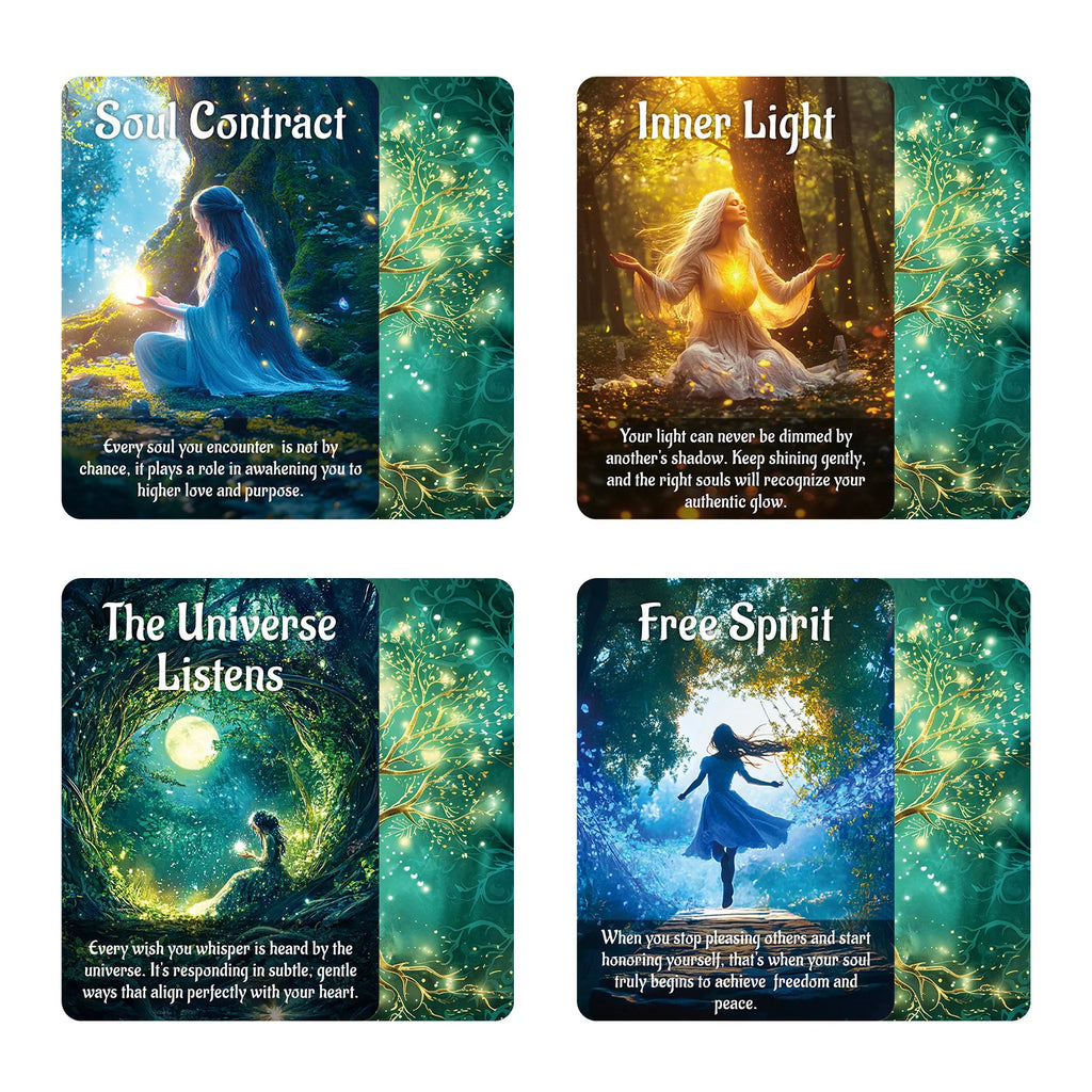 50Pcs Tarot Cards Oracle Spiritual Guidance Conversation Game Party Game for Adults Gift Friend Party