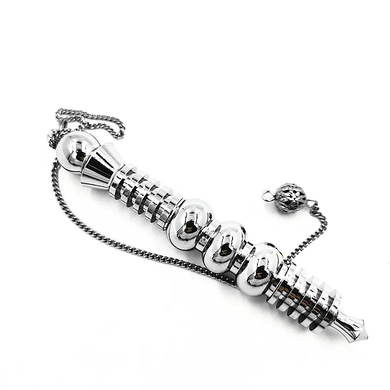 Wholesale, Metal Pendulum For Dowsing Divination Healing Spiritual Wicca Women Men Amulet Screw Shape Pendule Radiestesia Charm
