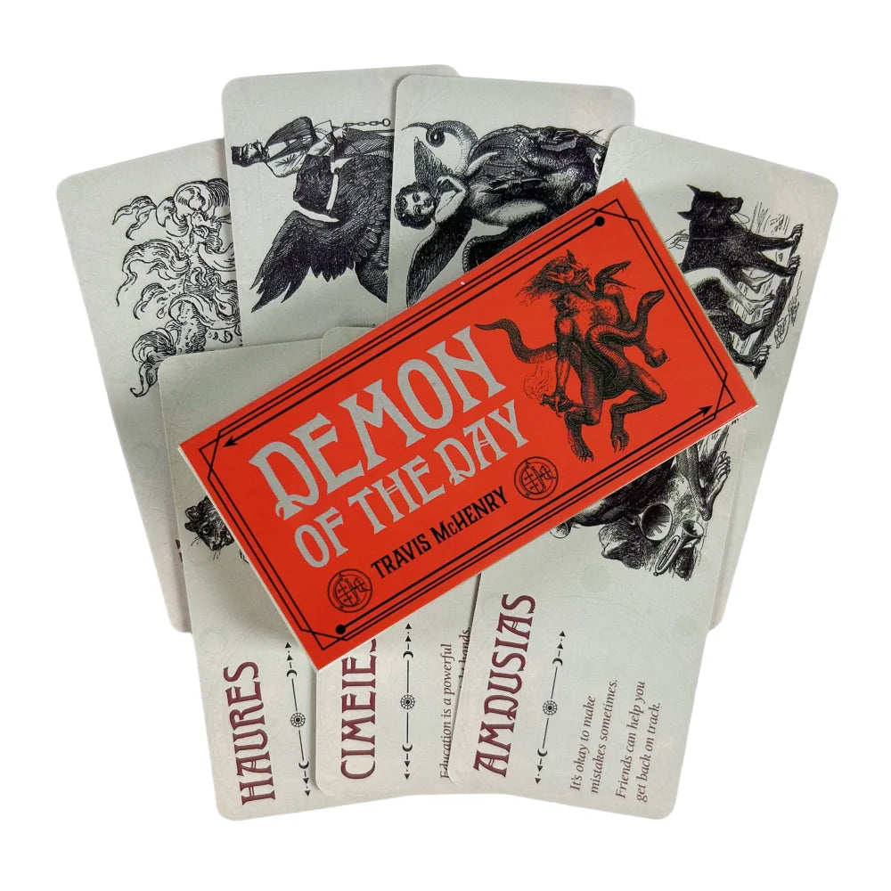 Demon of the Day Deck | Angel of the Day Oracle Cards A 40 Tarot English Divination Edition Deck Borad Playing Games For Party