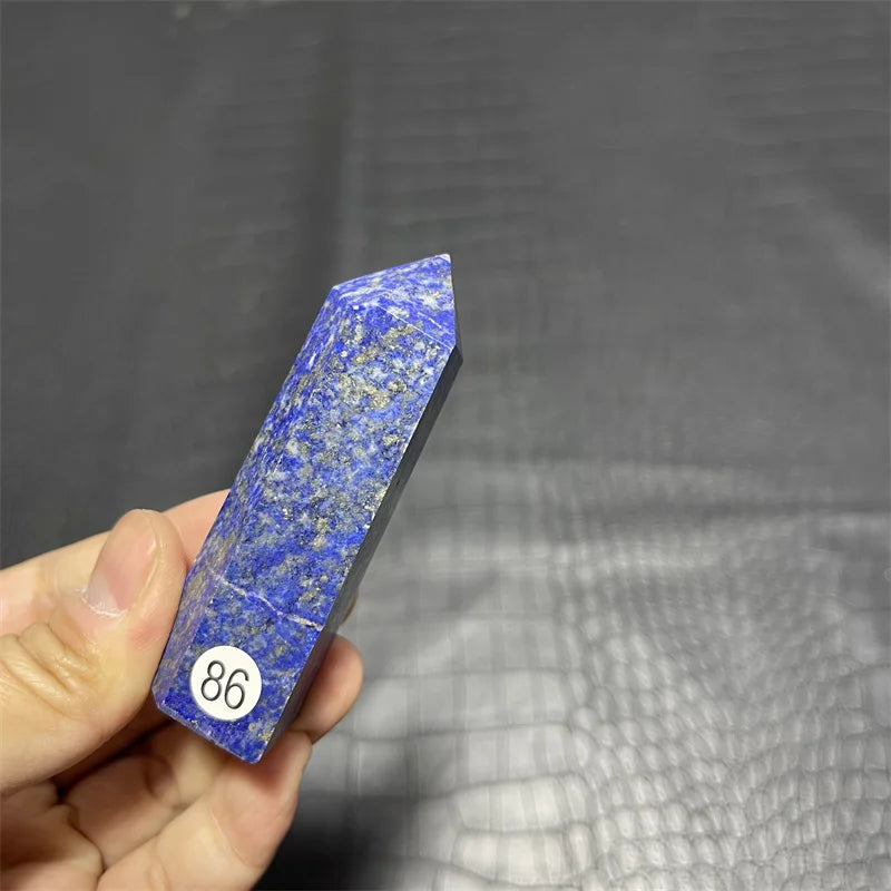 High Quality Natural Crystal Crafts Lapis Lazuli Point 15-20cm large Lapis healing Crystal Big Tower for decoration