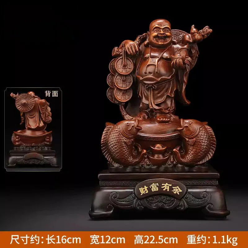 Resin Maitreya Buddha Statue, Big Belly Changing Buddha Statue, Home Living Room, Housewarming Lucky Craft Gifts