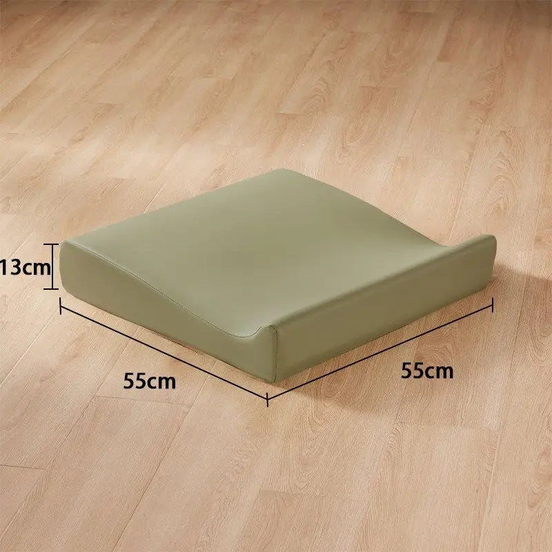 Dark Gray Ergonomic Meditation Cushion Non-Slip Breathable Yoga Seat Pillow for Home Office Practice Adults