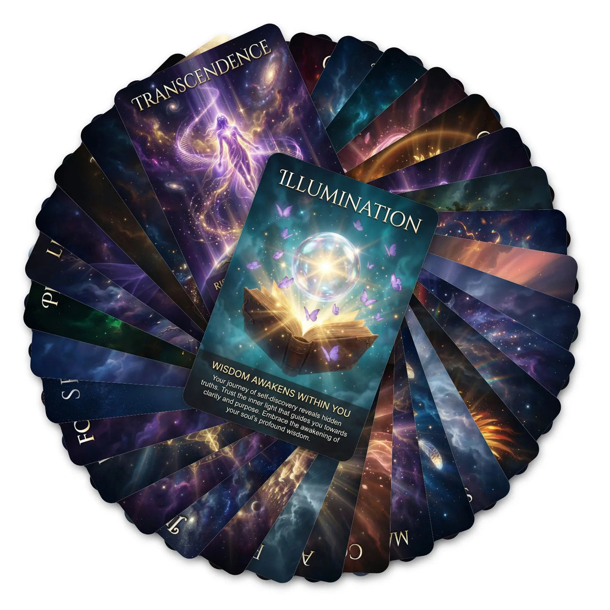New 50Pcs Interactive Tarot Card Game Cosmic Mystery Oracle Cards for Entertainment And Spiritual Guidance Ideal for Parties