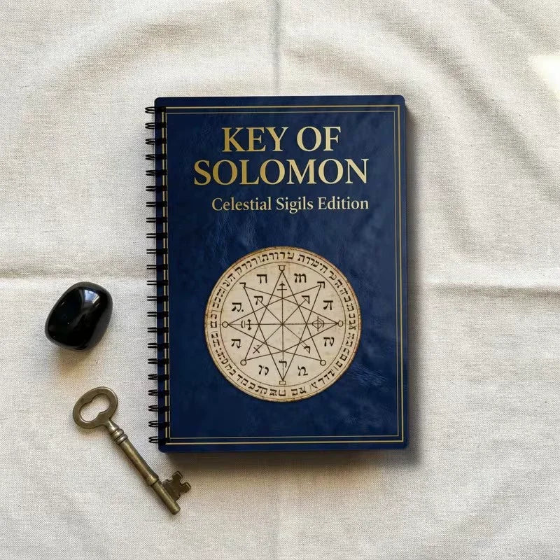 Key of Solomon Celestial Sigils Edition Book - Solomon's Seal Manual for Occult And Esoteric Studies