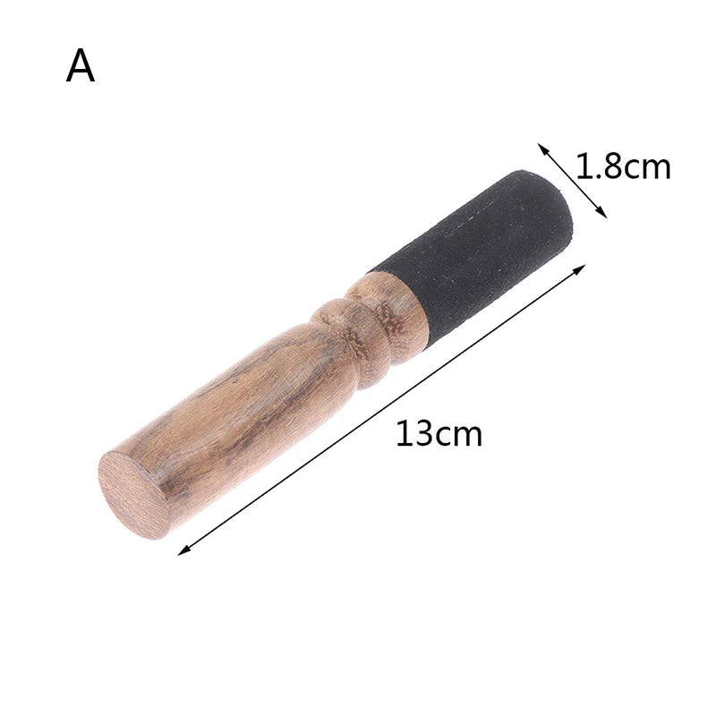 12.5cm 13cm 18cm Tibetan Singing Bowl Leather Stick Handmade Tibetan Bowl Leather Mallet for Yoga Chanting Meditation