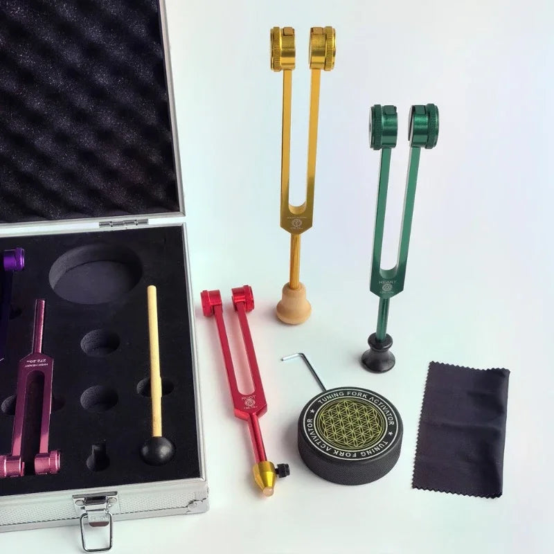 Colorful Tuning Fork Set